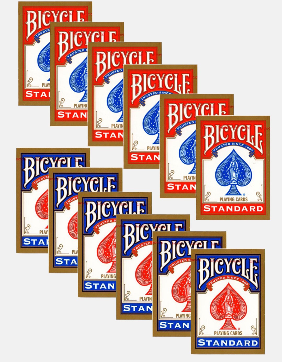 Set 12 buc + cutie cadou - Bicycle - Standard - 808 - Carti de joc