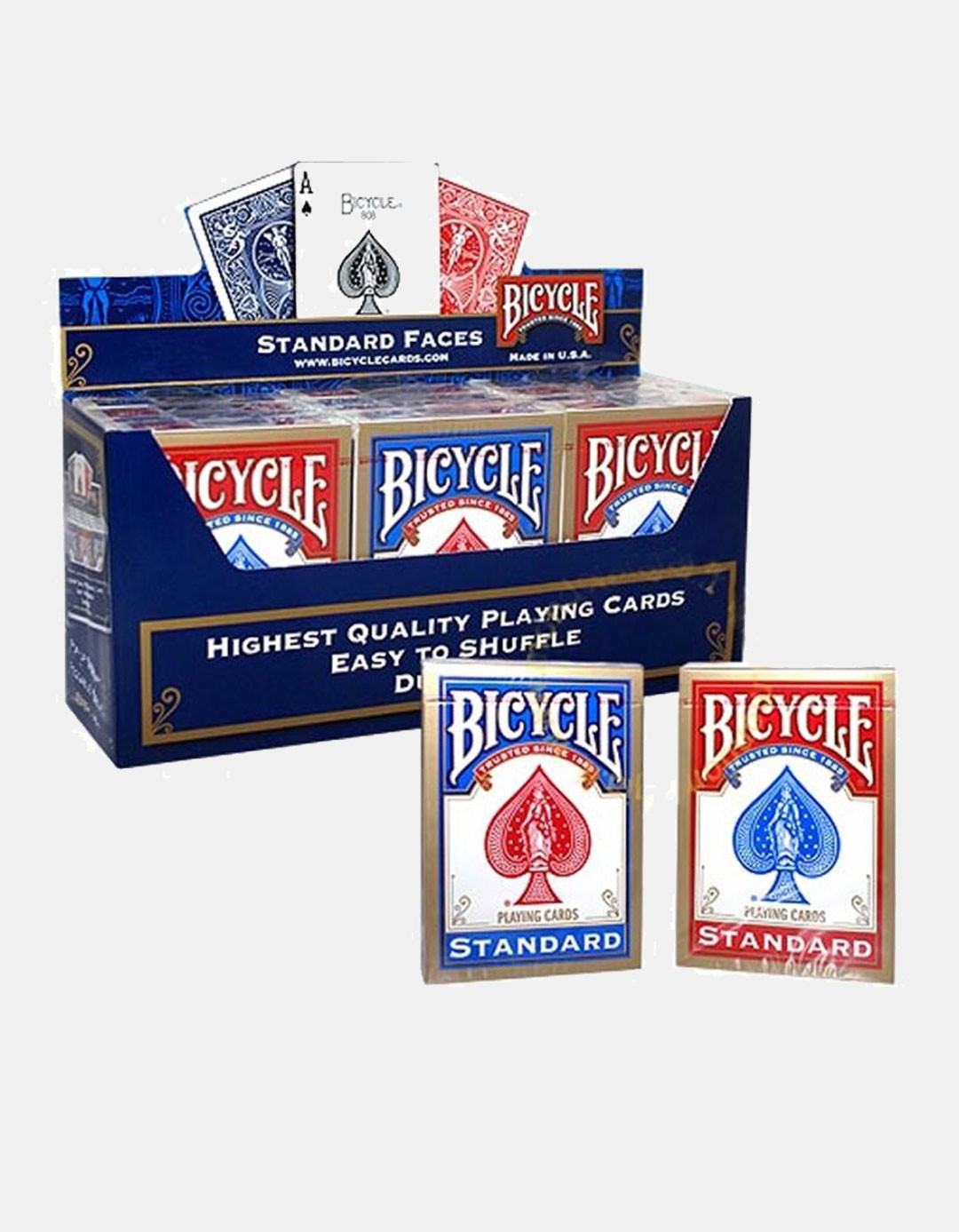 Set 12 buc + cutie cadou - Bicycle - Standard - 808 - Carti de joc