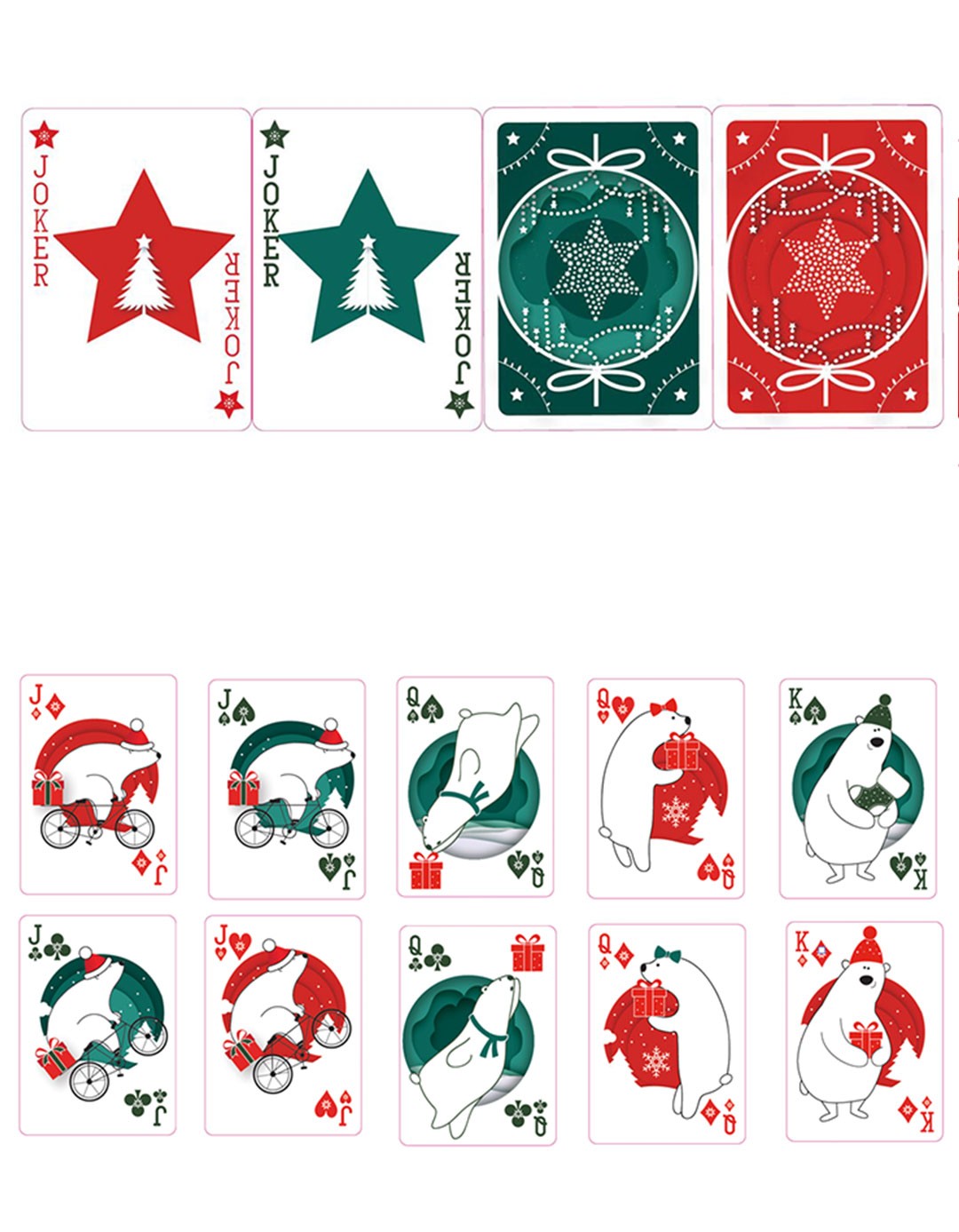 Christmas (red) by TCC - Carti de joc editie limitata