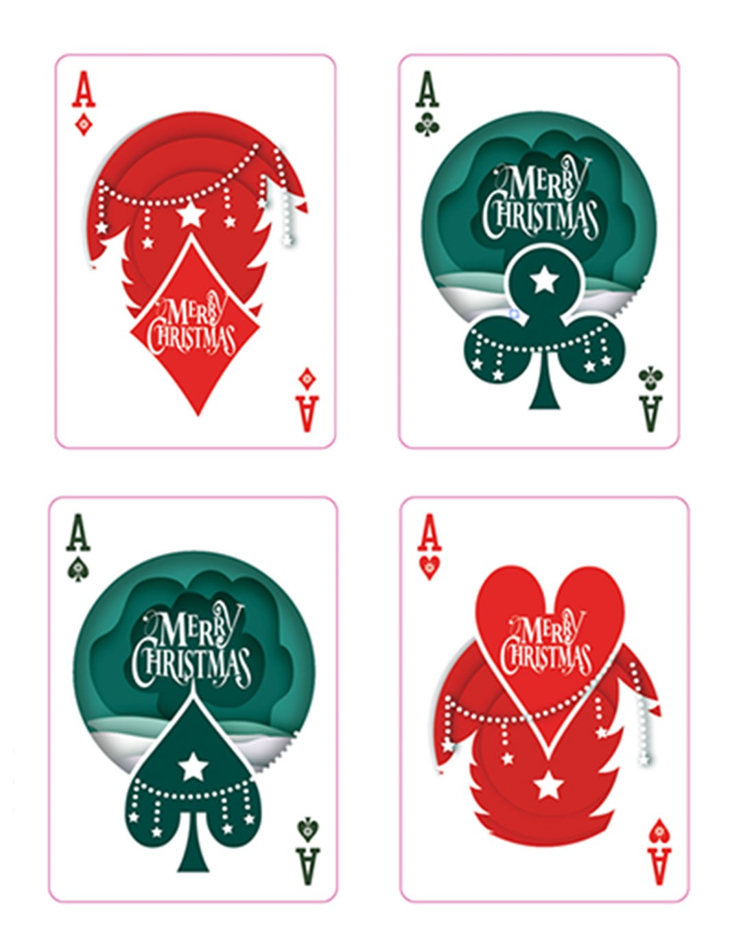 Christmas (red) by TCC - Carti de joc editie limitata