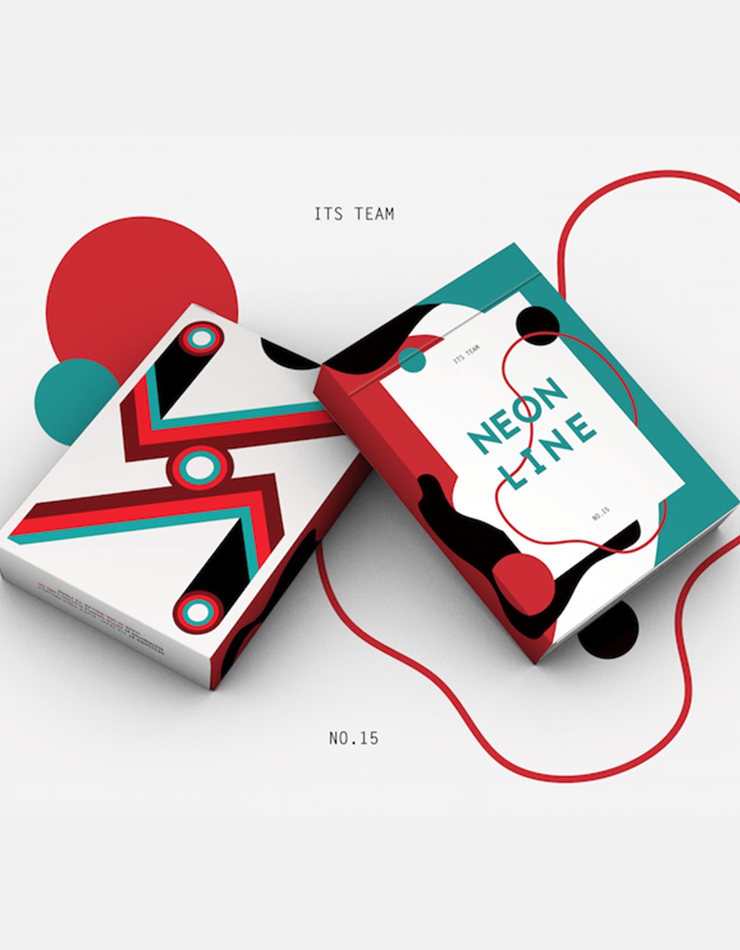 Neon Line - Riffle Shuffle - Carti de joc ed. limitata