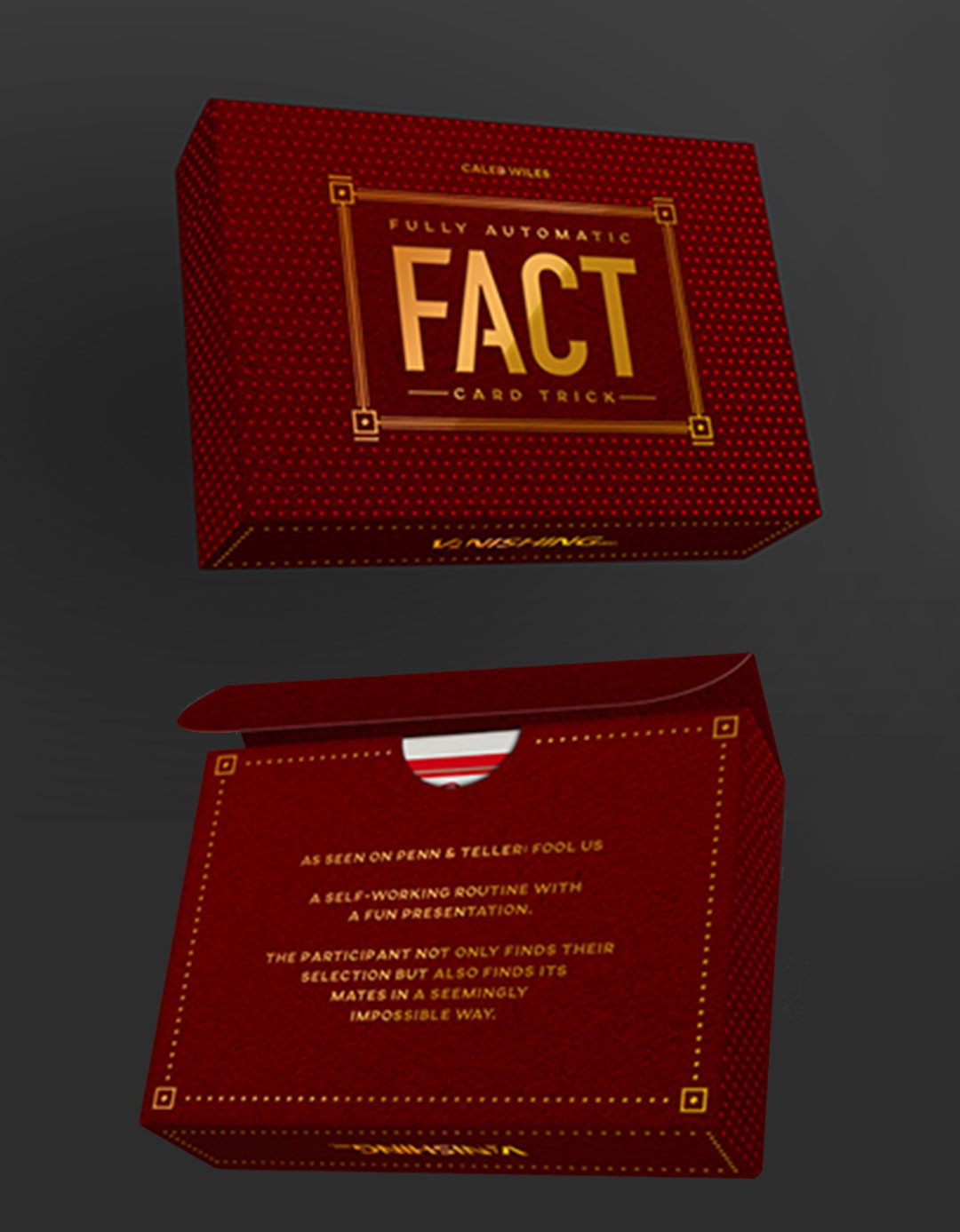 FACT – Fully Automatic Card Trick (Gimmick si instructiuni online) by Caleb Wiles