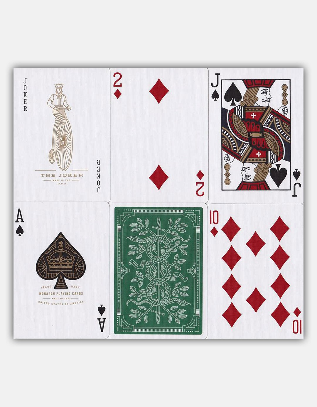 Monarch - Verde - Theory 11 - Carti de joc