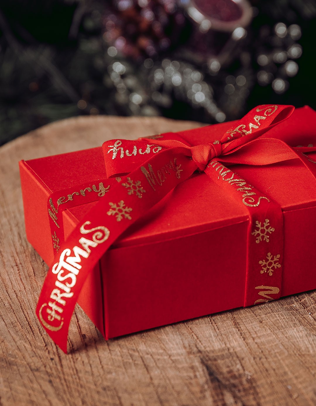Christmas Box - Cutie pentru 4 pachete de carti de joc