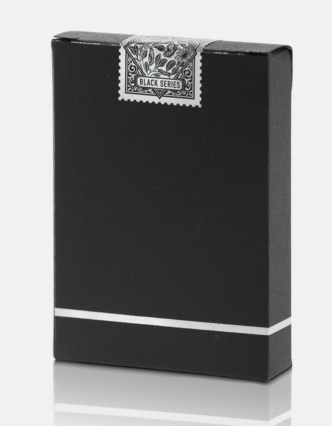 Butterfly Black & Silver Gilded - Carti de joc Marcate