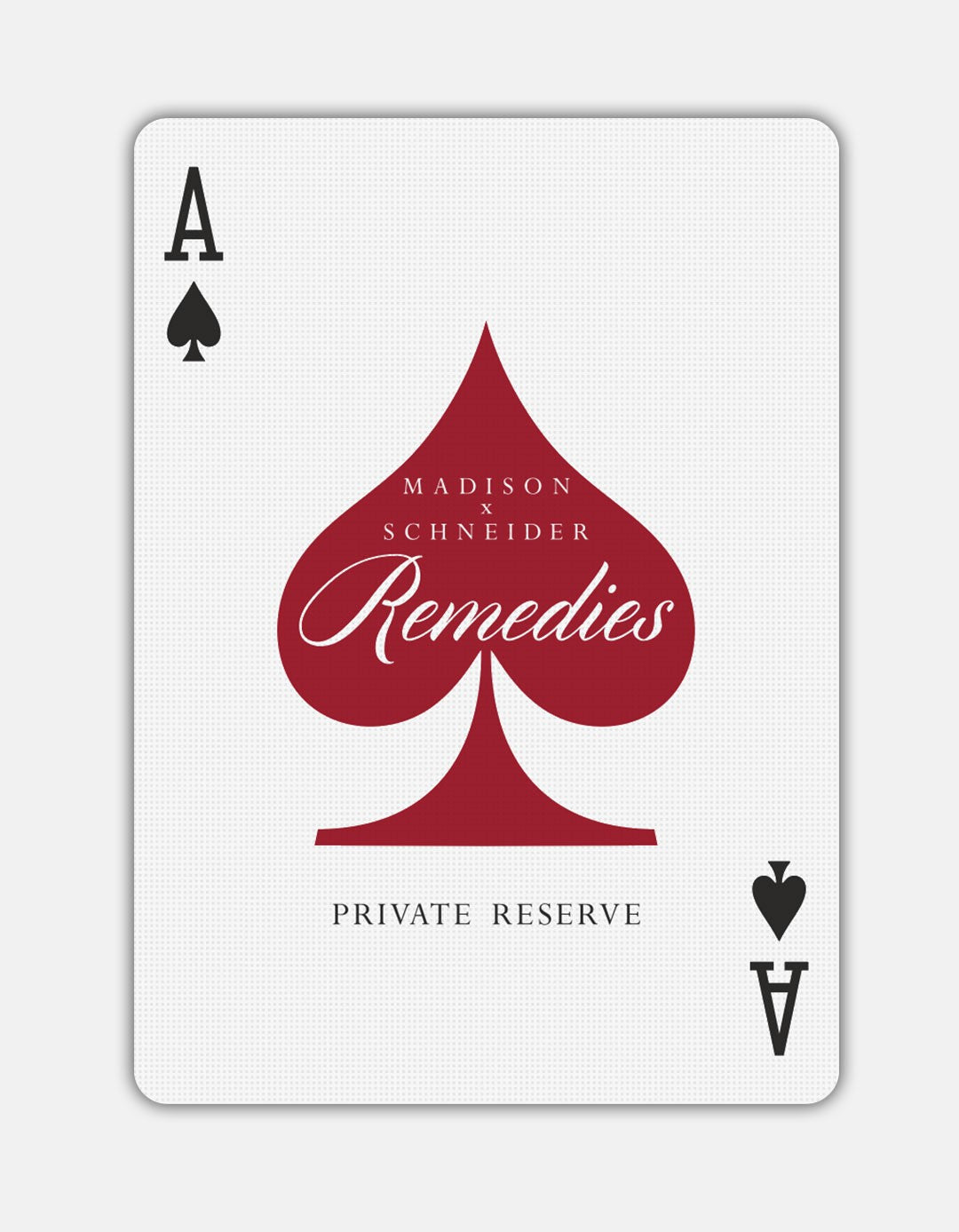 Private Reserve Remedies - Madison x Schneider - Carti de joc