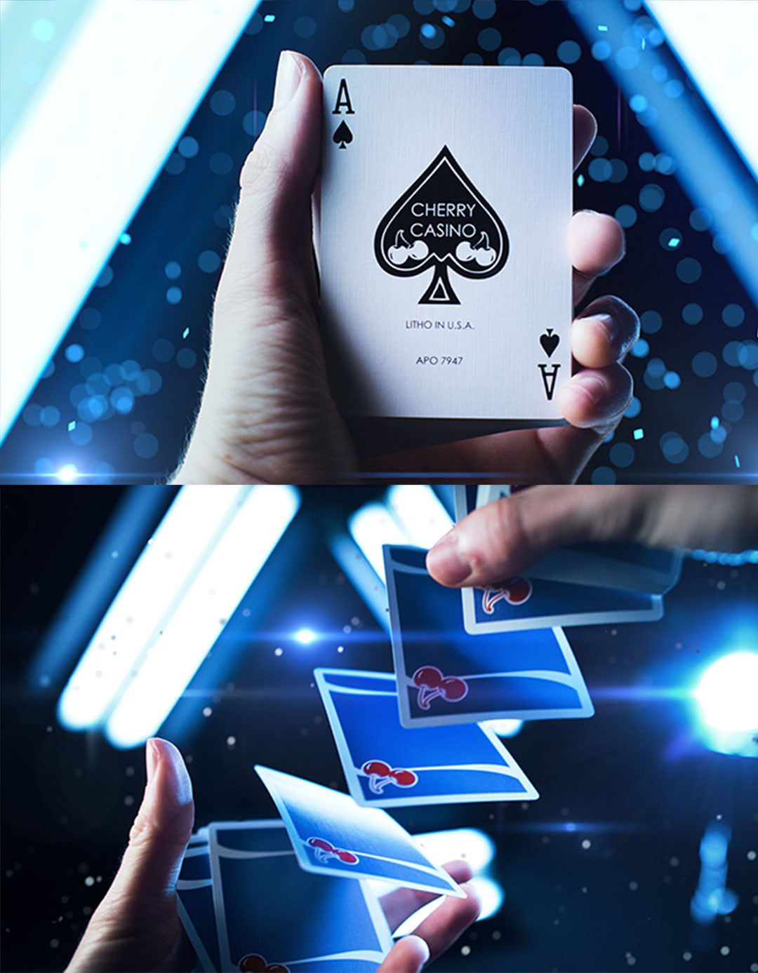 Cherry Casino - Tahoe Blue - Carti de joc