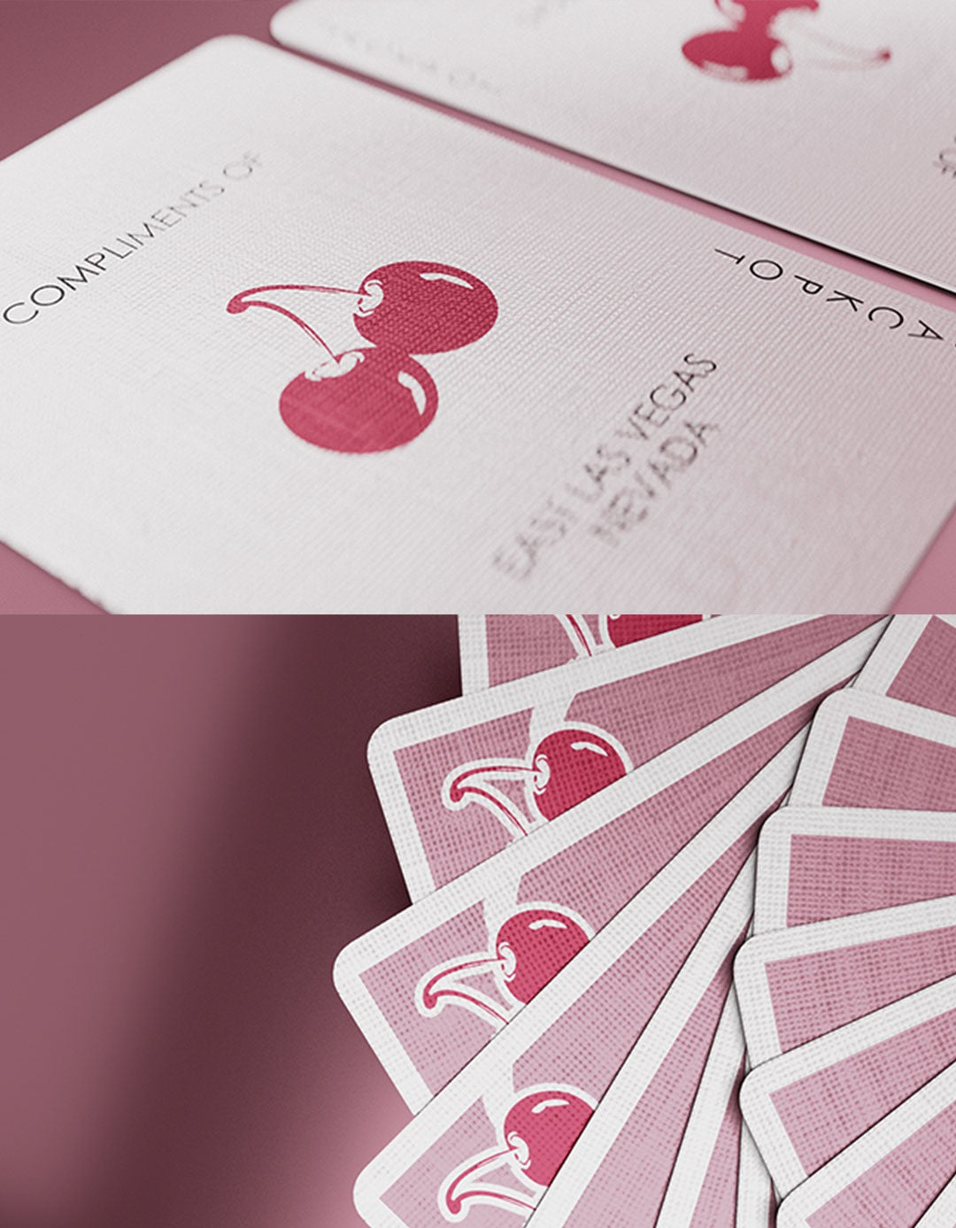 Cherry Casino - Flamingo Quartz Pink - Carti de joc