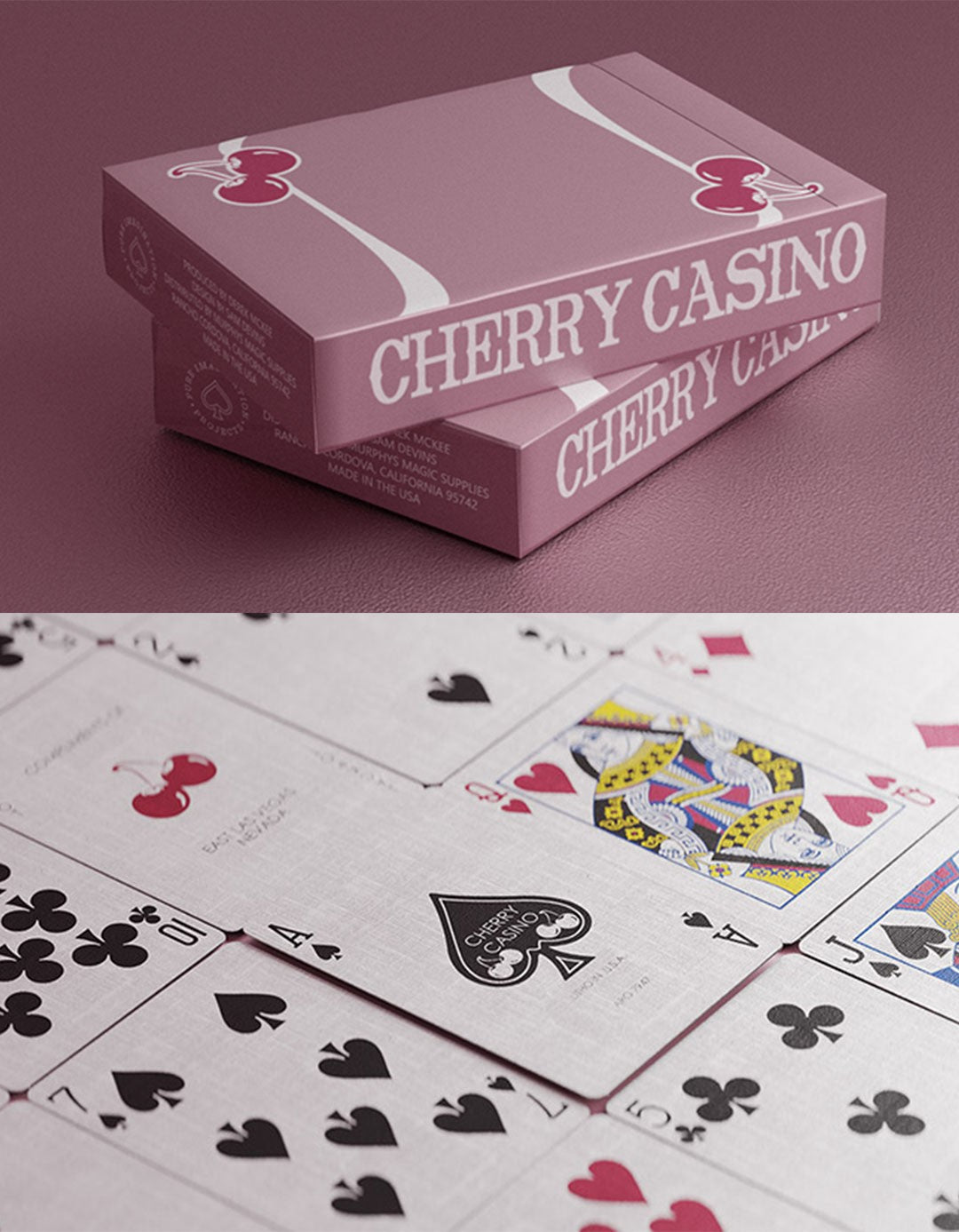 Cherry Casino - Flamingo Quartz Pink - Carti de joc
