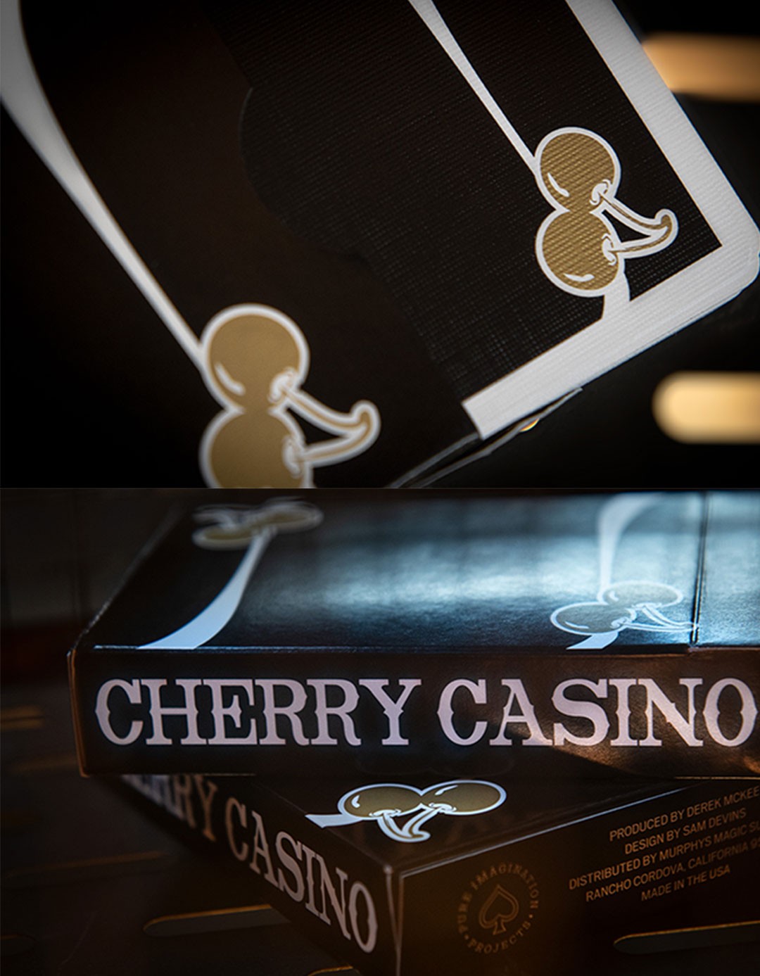 Cherry Casino - Monte Carlo Black and Gold - Carti de joc