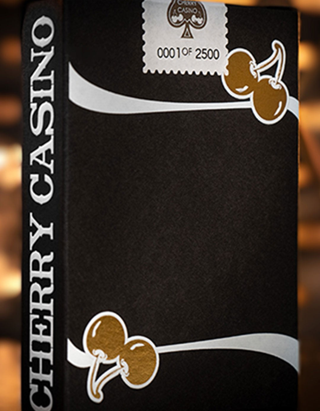 Editie Limitata (Sigiliu numerotat) Cherry Casino Black and Gold - Carti de joc