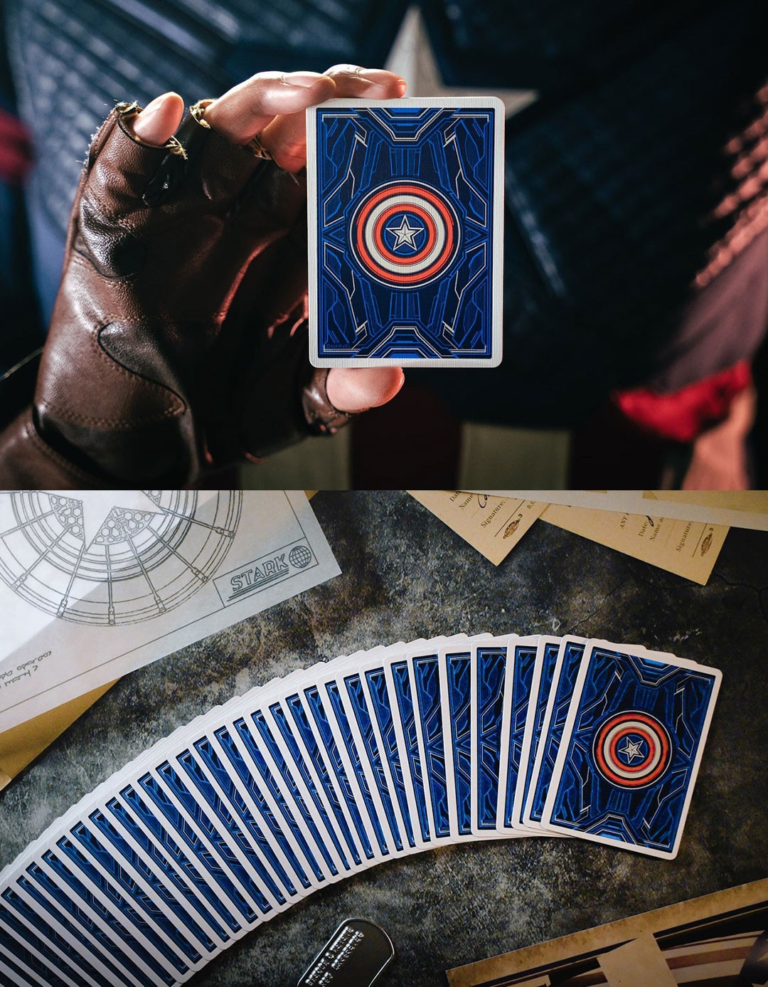 Captain America - Carti de joc Editie Limitata - Deluxe