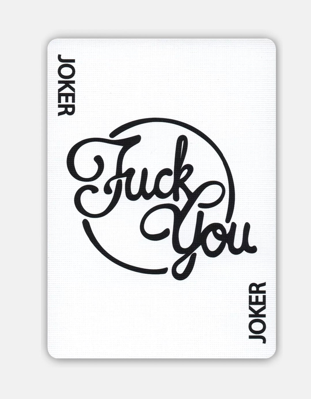 Fuck You - Carti de joc