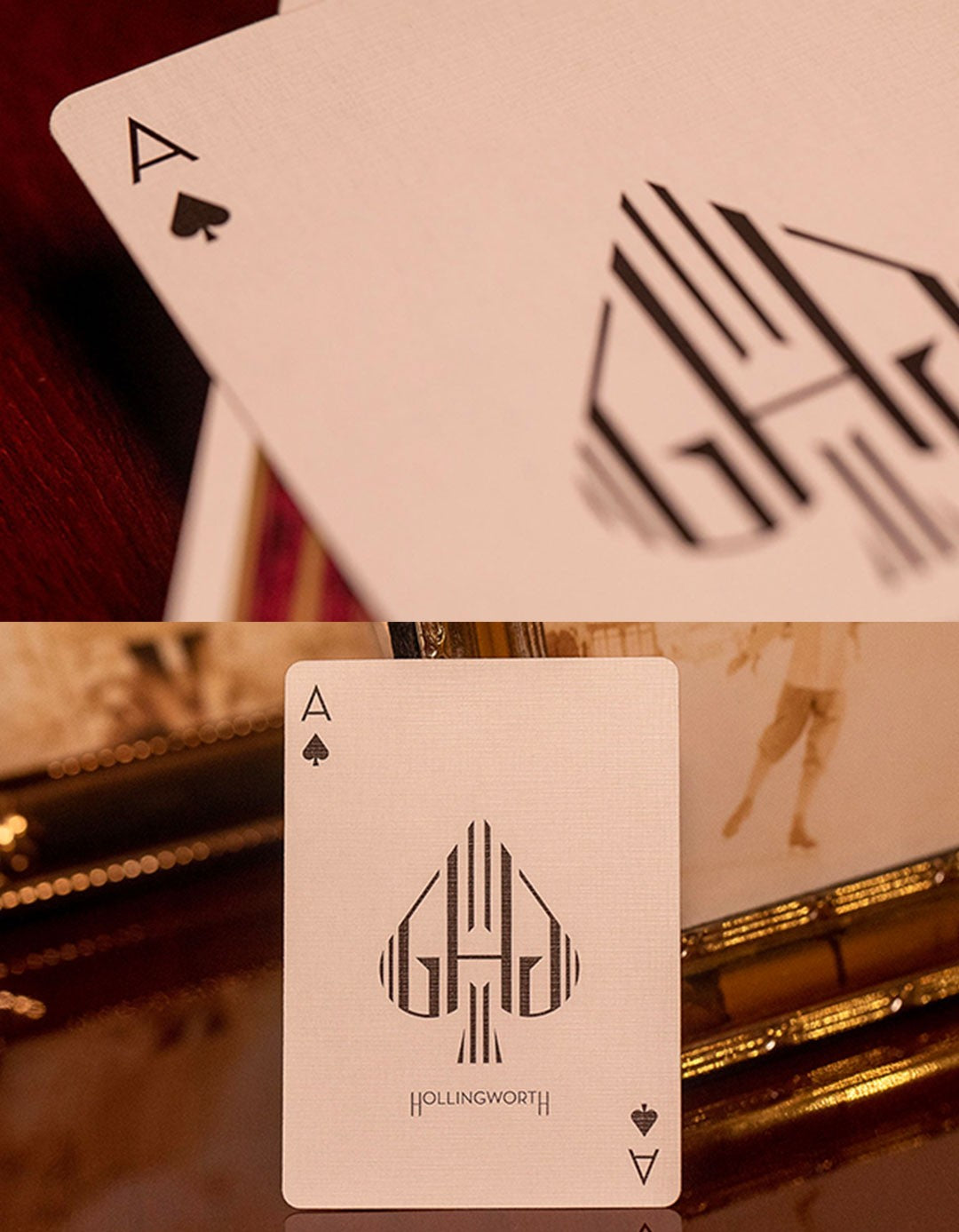 Hollingworth - Burgundy - Carti de joc