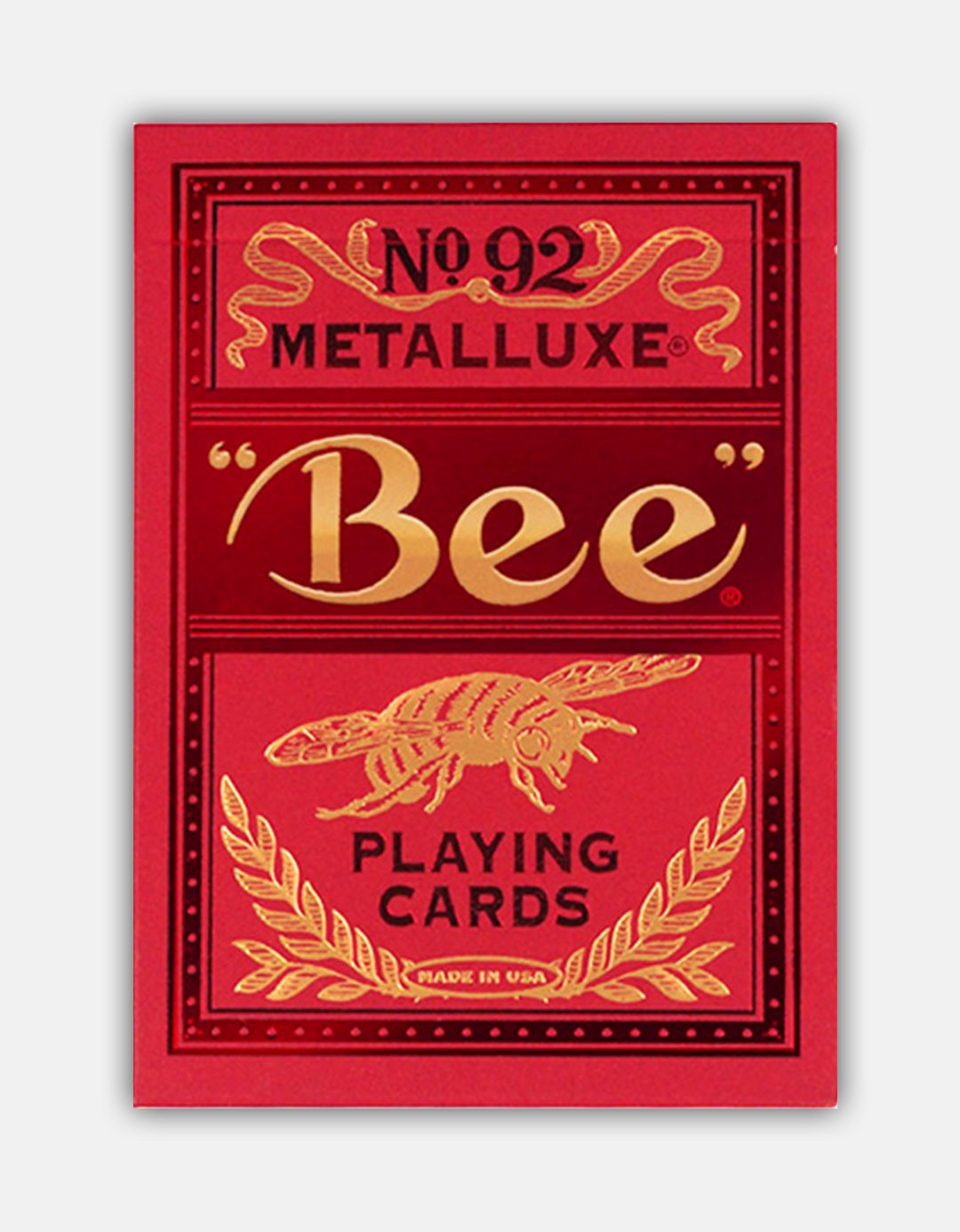 Bee - Metalluxe Rosu - Carti de joc