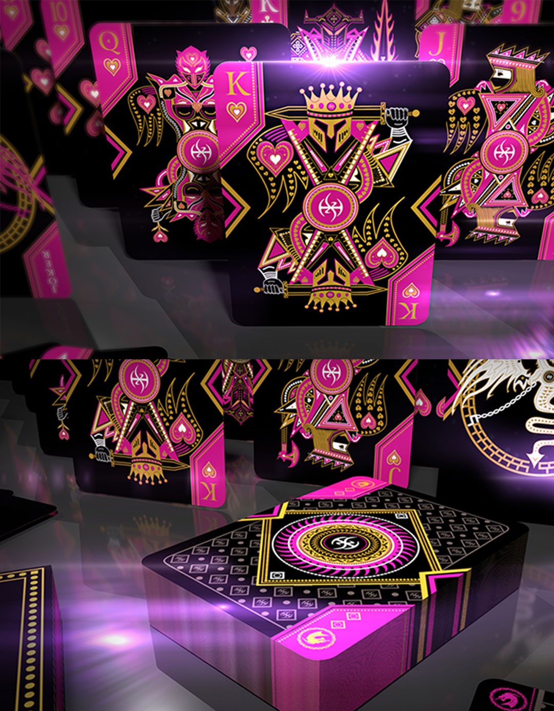 Pink Ruby Lordz Playing Cards (Standard)