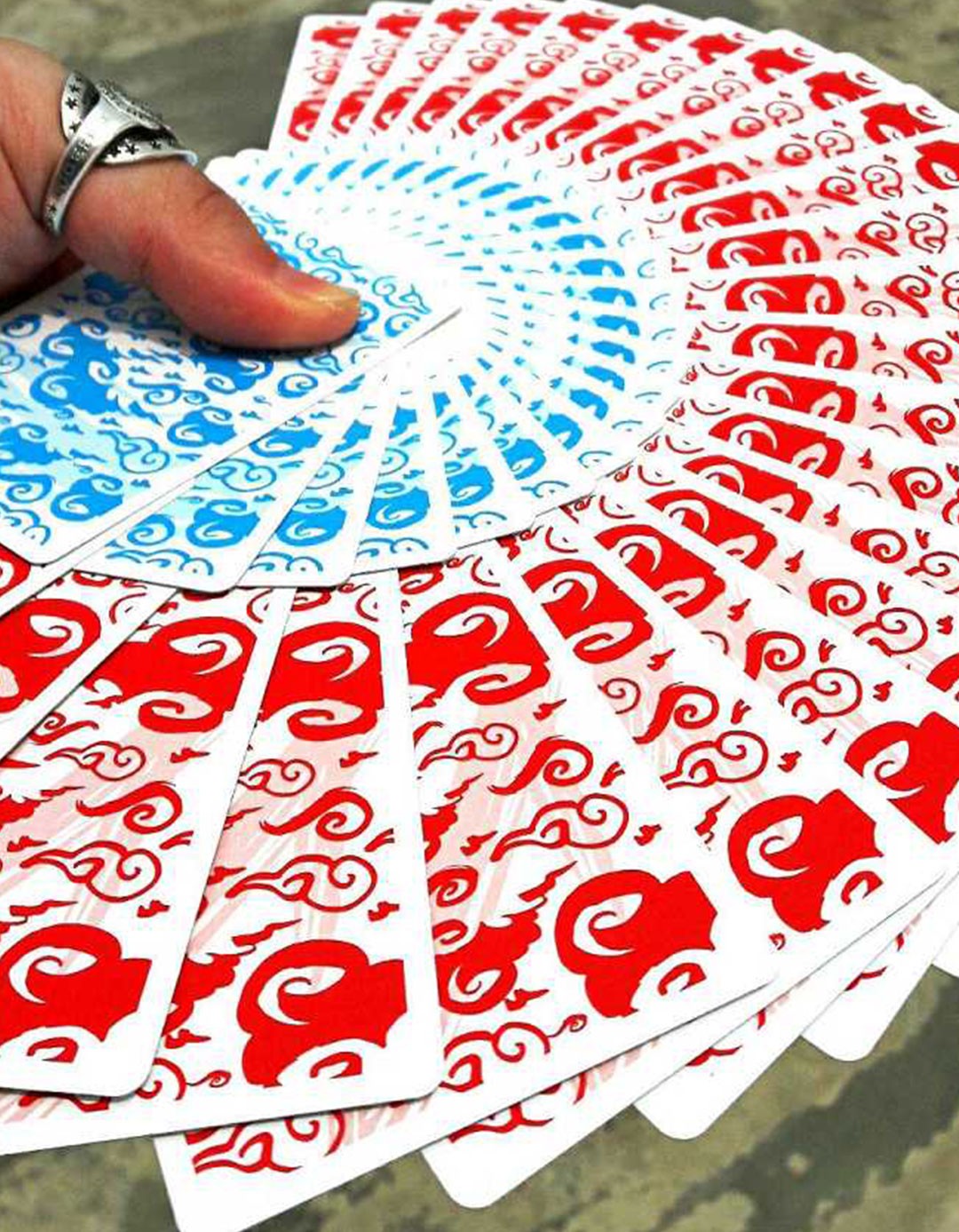 Fujin & Raijin - Carti De Joc - Albastru