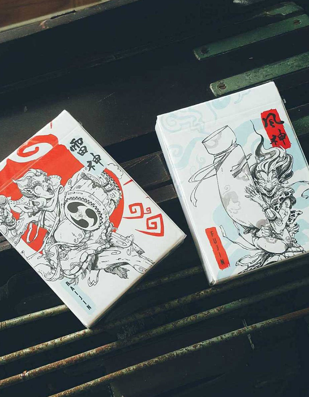 Fujin & Raijin - Carti De Joc - Albastru