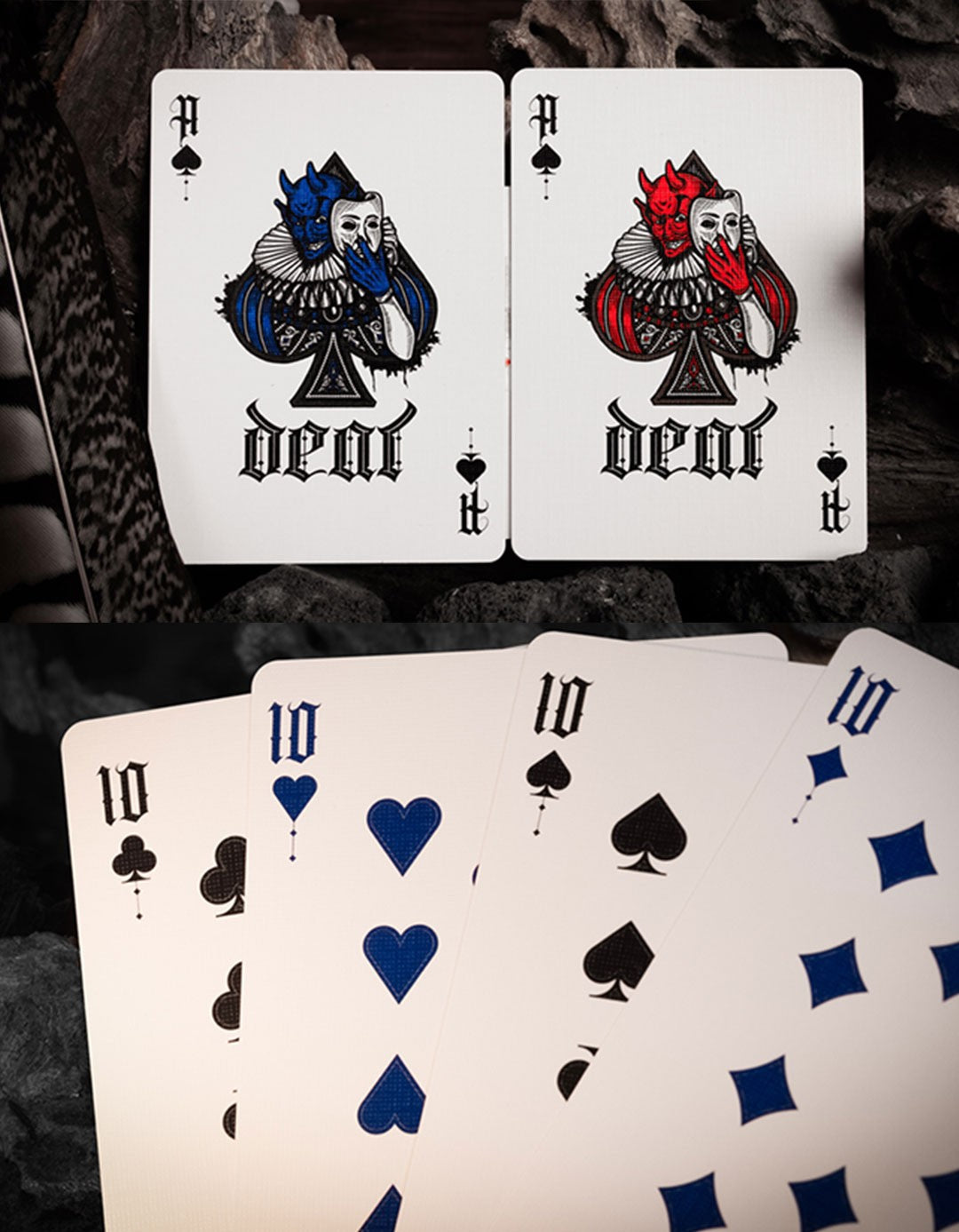 Deal with the Devil (Cobalt Blue) - Carti de joc cu UV ed. limitata