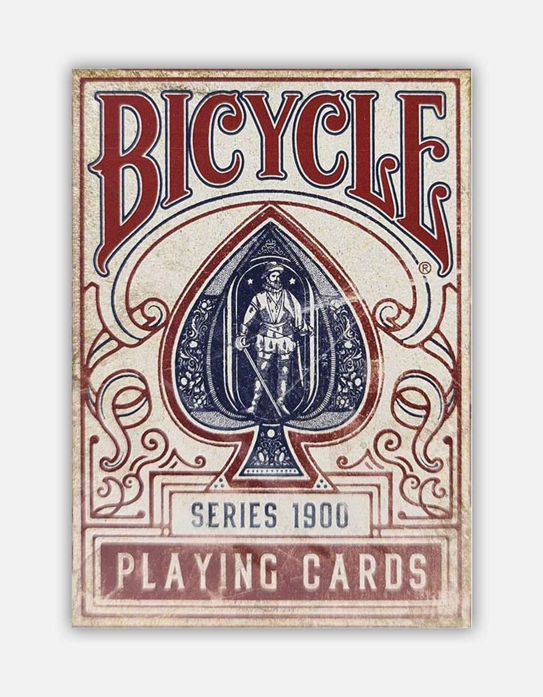 Bicycle 1900 - rosu - Carti de joc