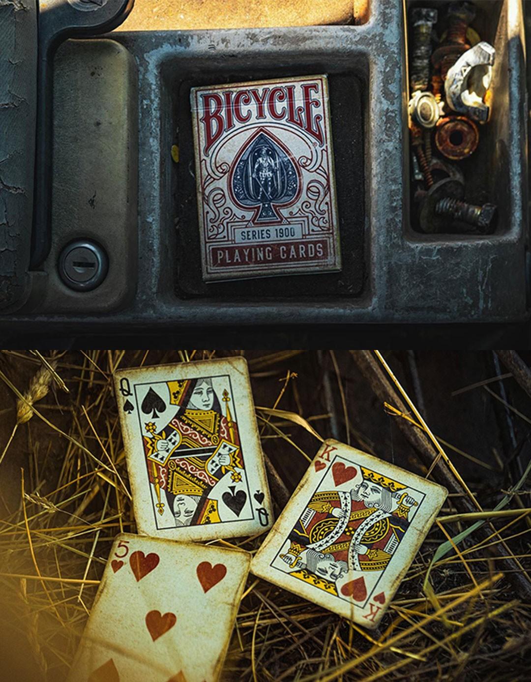 Bicycle 1900 - rosu - Carti de joc