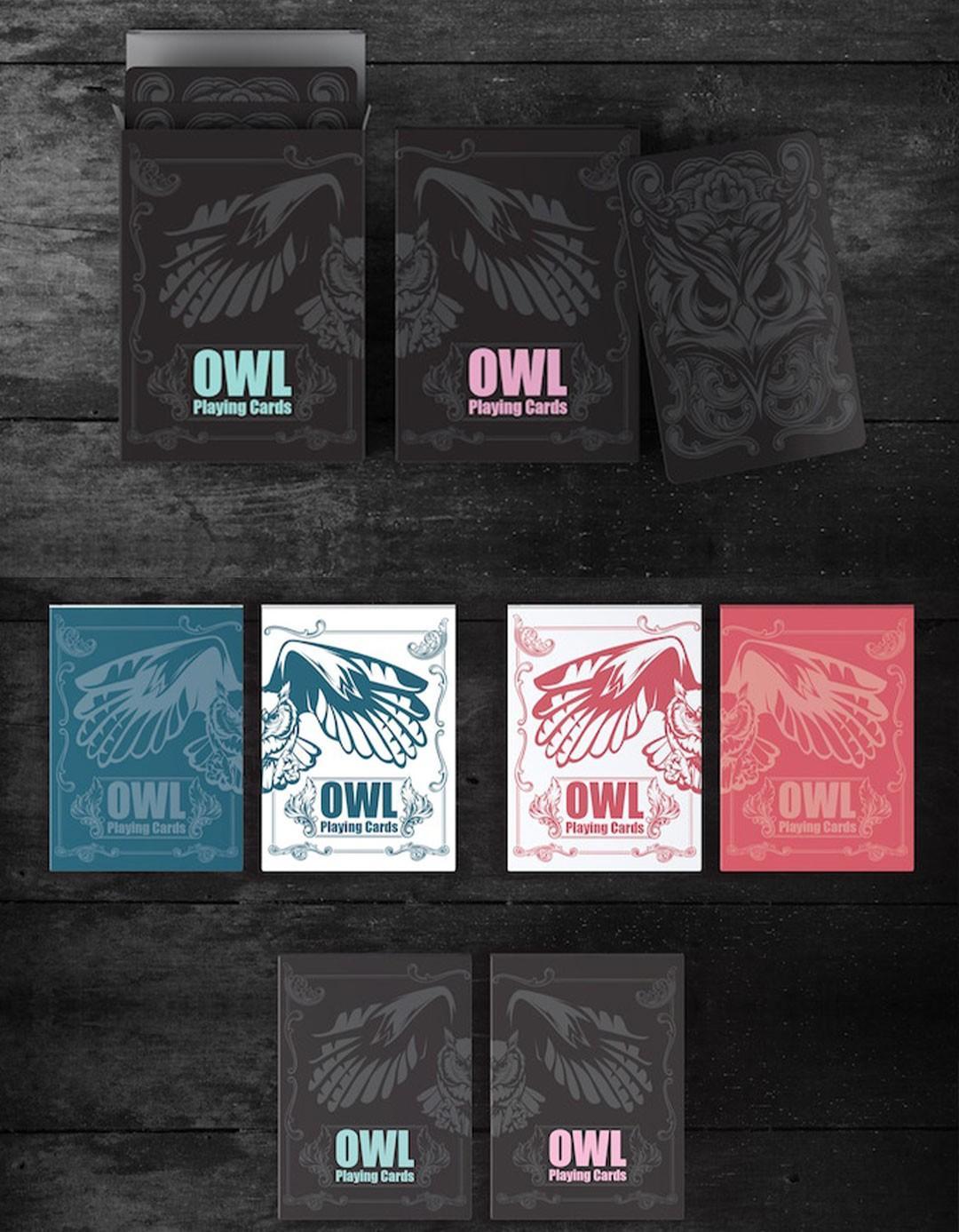 Owl Negru - Carti de joc