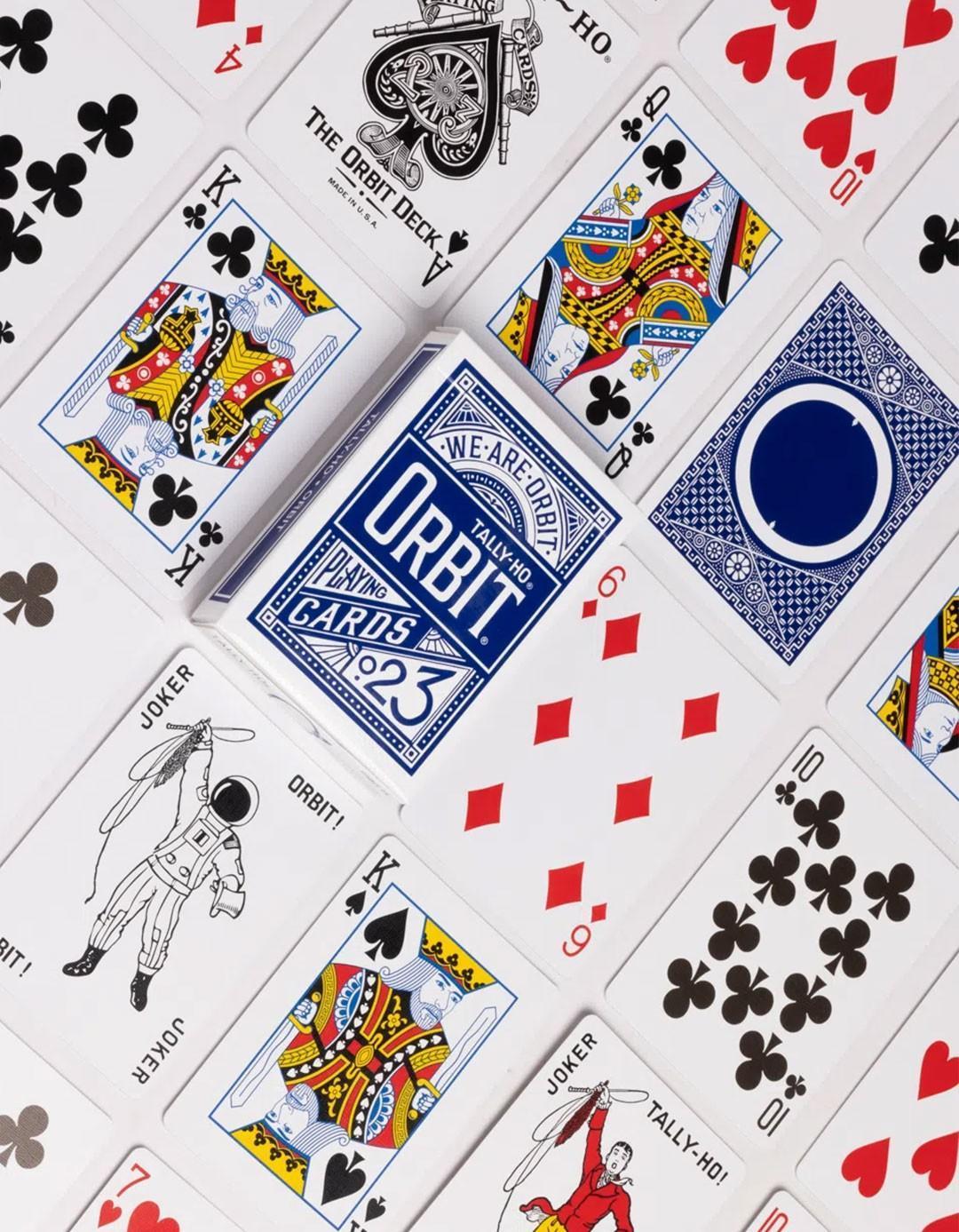 Orbit Tally Ho Circle Back - Albastru - Carti de joc