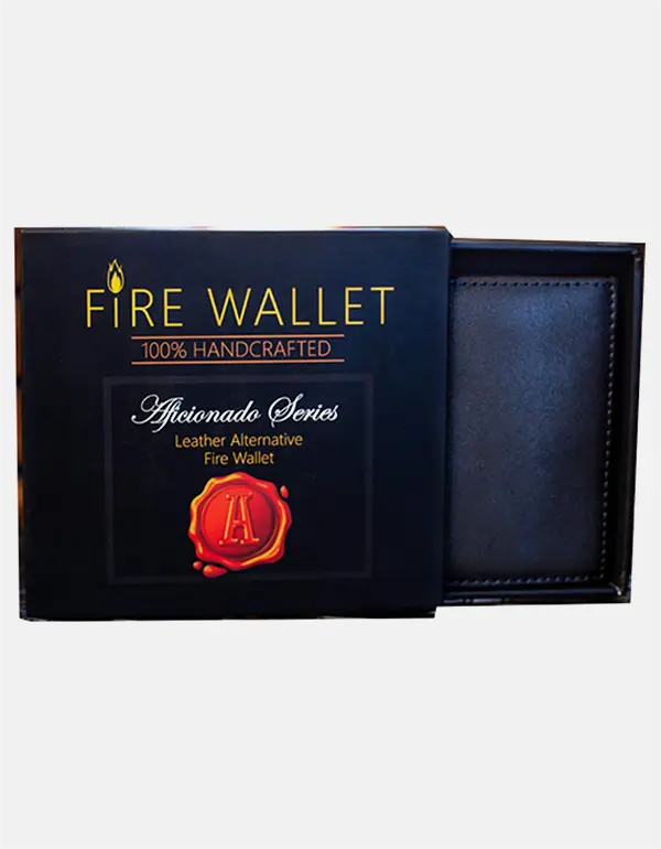 The Aficionado Fire Wallet (Gimmick si Instructiuni online) - Portofel in flacari