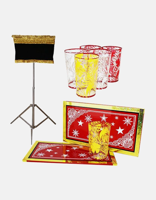 Aparitie De Pahare Cu Masa - Appearing Glasses Illusion - With table