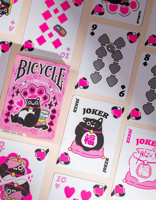 Bicycle Cat (Roz) - Carti de joc