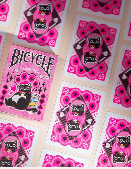 Bicycle Cat (Roz) - Carti de joc