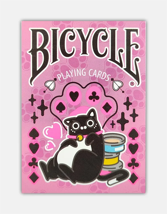 Bicycle-Cat-Pink cartide joc