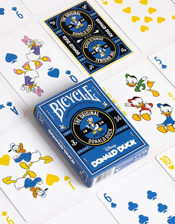 Bicycle Donald Duck - cards