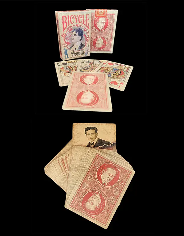 Bicycle Harry Houdini cards 1