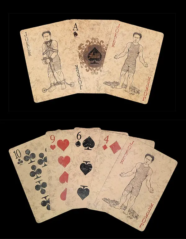 Bicycle Harry Houdini cards 2