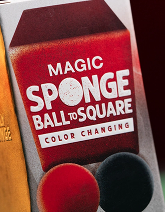 Bilele Magice Care Isi Schimba Culoarea Si Se Transforma in Cub - Magic Color Changing Sponge Balls 1.5" to Square