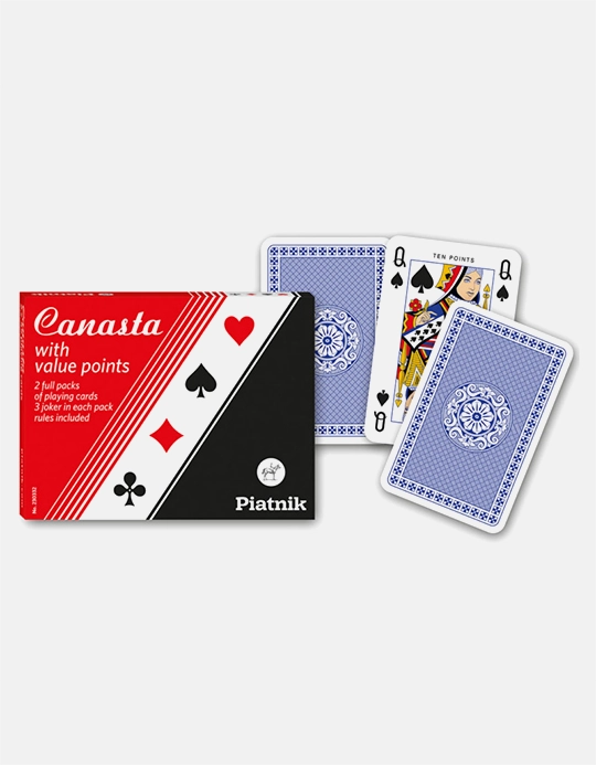 Set de 2 pachete de carti de joc - Canasta
