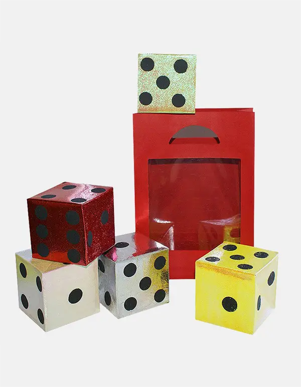 Dice from empty bag