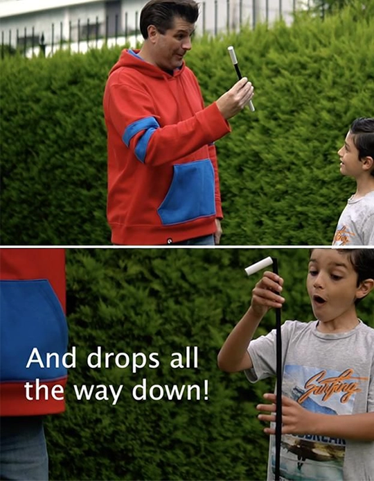 Dropping Wand by Twister Magic