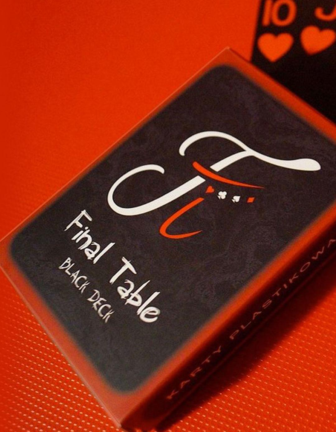 Final Table Black - Carti de joc