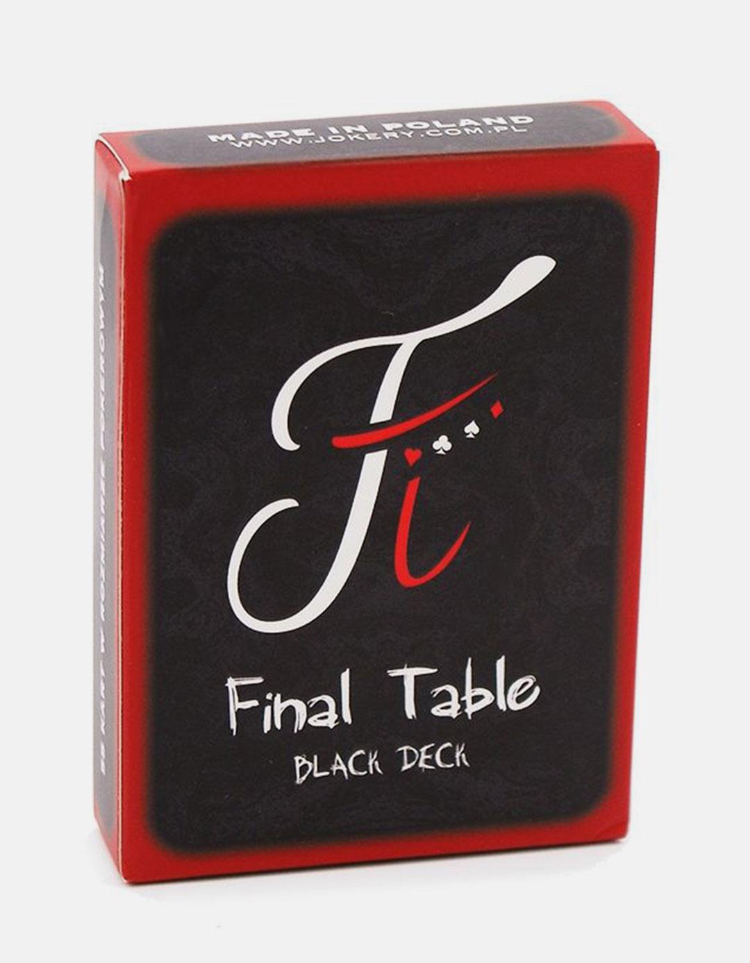 Final Table Black - Carti de joc