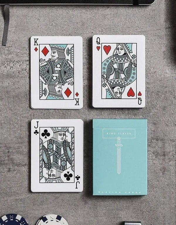 King Slayer Teal - court cards