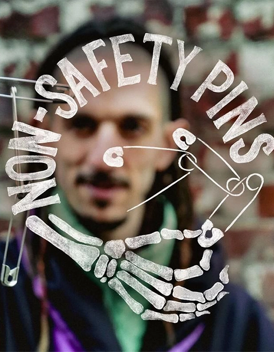Non-Safety Pins by Juan Colàs