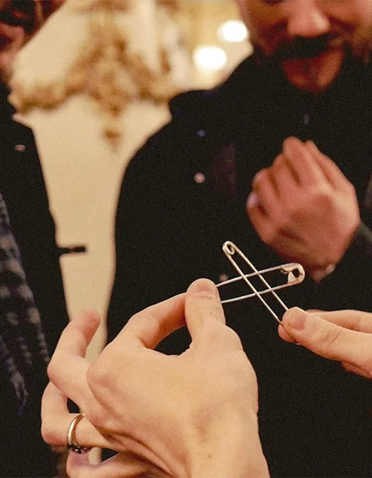 Non-Safety Pins by Juan Colàs