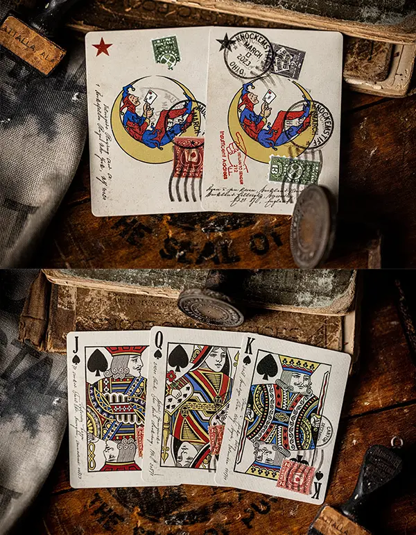 Postage Paid - Albastru - Carti de Joc