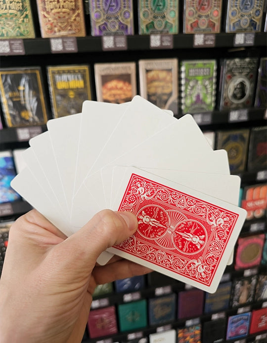 Set 10 Cărți Bicycle - Față Albă / Spate Roșu