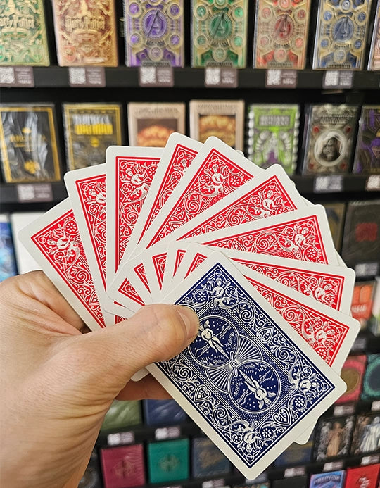 Set 10 Cărți Bicycle - Spate Roșu / Spate Albastru