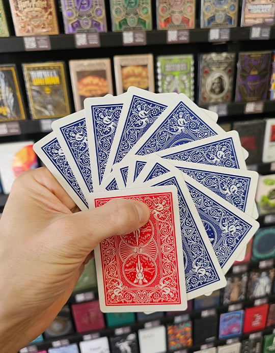 Set 10 Cărți Bicycle - Spate Roșu / Spate Albastru