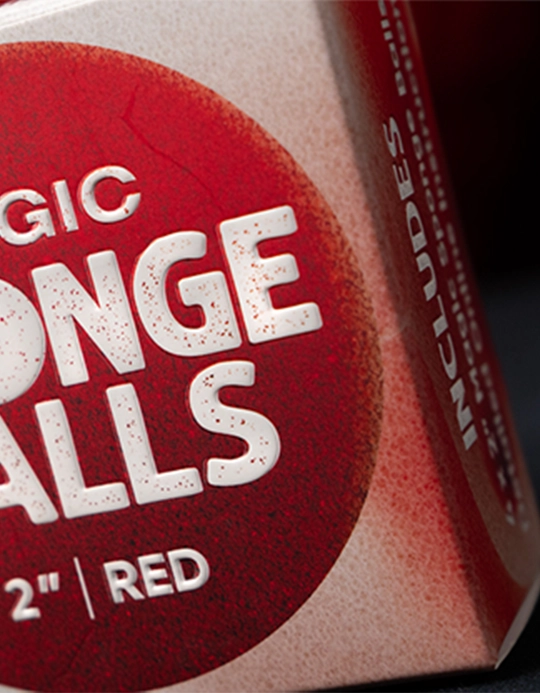 Sponge Balls - Rosii - 5cm By Murphy