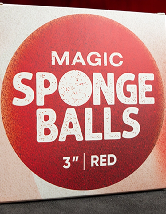 Sponge Balls - Rosii - 7.5 cm by Murphy's Magic